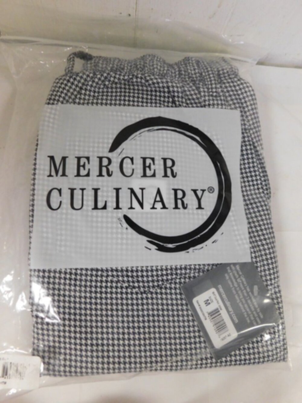 Mercer Culinary Mellennia Unisex Cook Pant Hounds Tooth M60030HTM New sz M